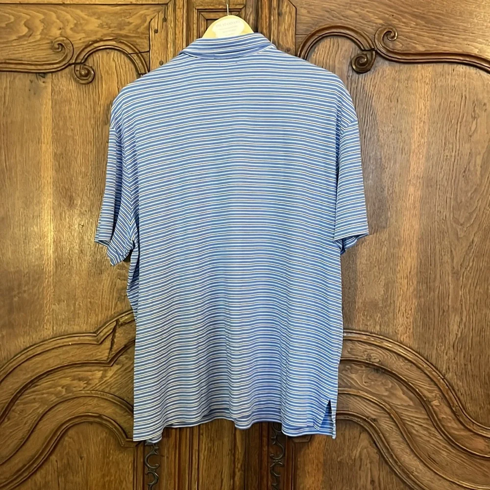 Polo Ralph Lauren Pima Soft Touch Polo Shirt Men's Blue Stripe